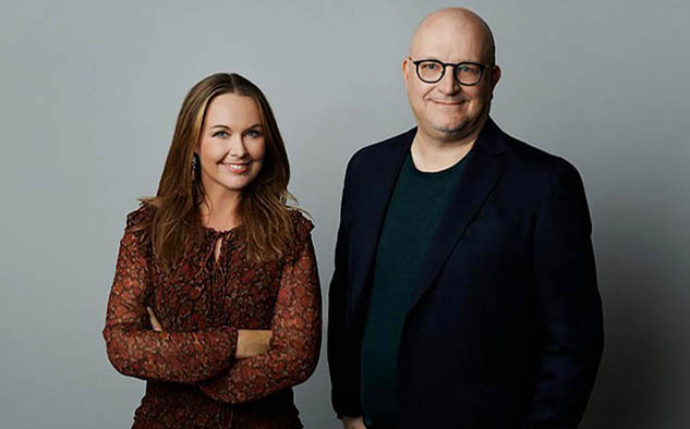 Christina Sulebakk, directora general de HBO Max EMEA y Johannes Larcher, Head de HBO Max International.