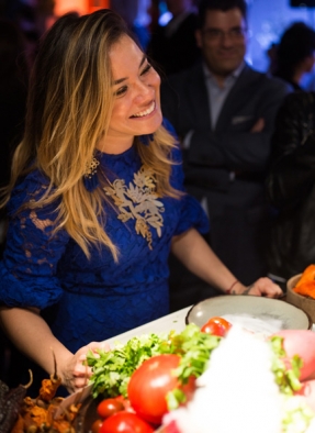 La chef en La Mar, lugar de presentación del programa en Buenos Aires.