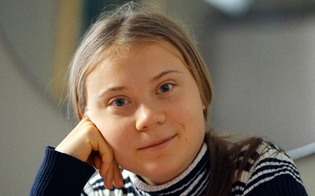 Greta Thunberg.