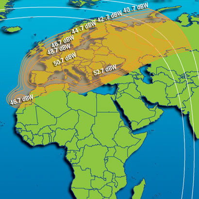 Cobertura de Intelsat 1W