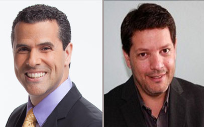  Marco Antonio Regil y Adrian Santucho, CEO de FremantleMedia US Hispanic, México y Pan-Regional.