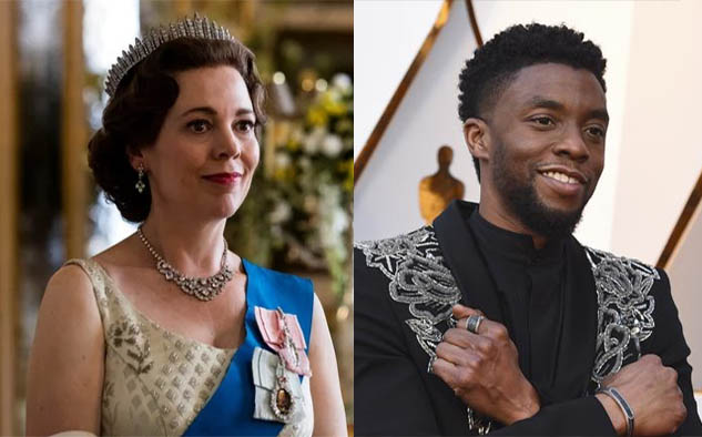 Entre los destacados de la velada figuran Olivia Colman, candidata tanto en cine como en TV por The Father (Mejor Actriz de Reparto) y en The Crown (Mejor Actriz). y el fallecido actor Chadwick Boseman, postulado por “Da 5 Bloods” y “Ma Rainey’s Black”.