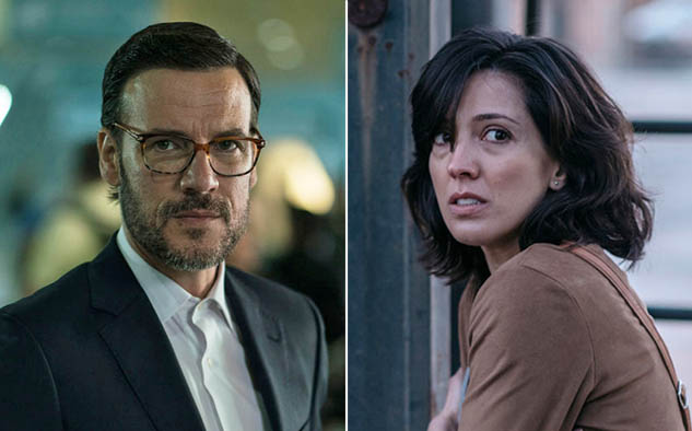 Daniel Grao (Antonio) y Carolina Lapausa (Inma), a cargo de los roles centrales en un elenco que supera el centenar de actores, procedentes de España, Colombia, México y Cuba.