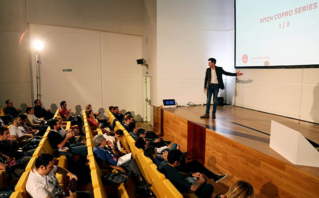 Toda la jornada inicial estuvo marcada por los distintos pitchings, agrupados en cuatro categorías.