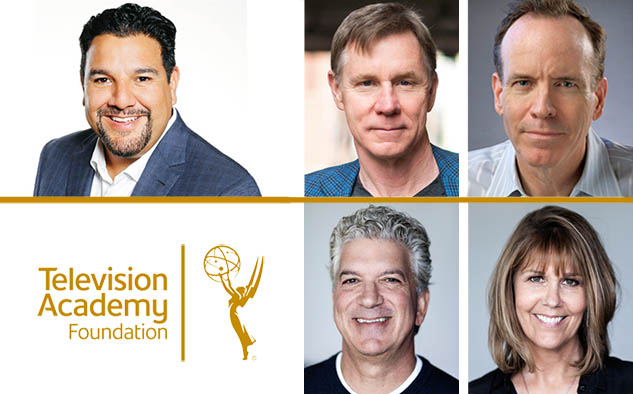 Cris Abrego, presidente para las Américas de Banijay, y presidente y CEO de Endemol Shine Holdings; Jim Berger, cofundador y presidente de High Noon Entertainment y asesor estratégico de ITV America; Jonathan Murray, cofundador de Bunim/Murray Productions y Rasha y Stephanie Drachkovitch, cofundadores y co-CEOs de 44 Blue Productions.