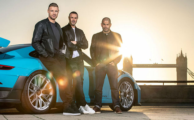 Chris Harris, Paddy McGuinness y Freddie Flintoff, el nuevo trío de “Top Gear”.