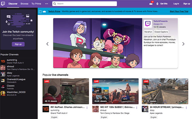 Twitch.TV se ubicó en el primer lugar con 426 minutos, seguida de Snapchat con 414 e Instagram con 413.