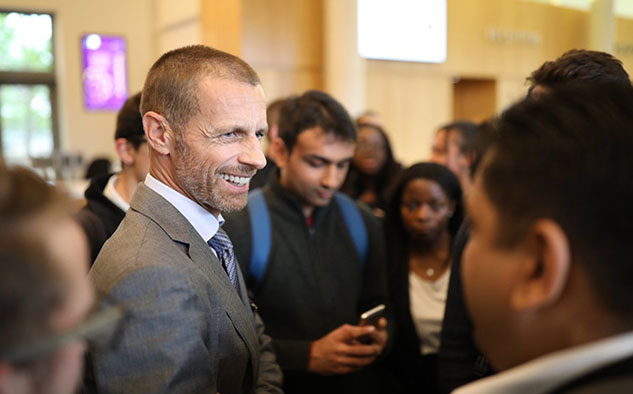 Aleksander Čeferin, presidente de la UEFA.