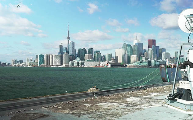 Vista de Toronto desde los puertos, zona donde se ubicaran los estudios de Netflix.