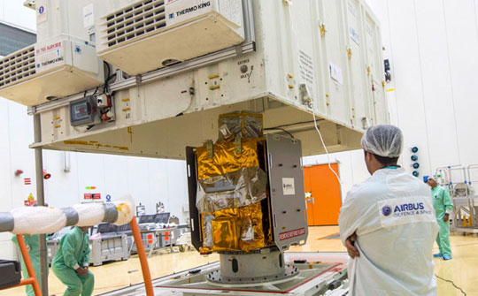 Preparativos para el lanzamiento de PeruSat-1, satélite de observación