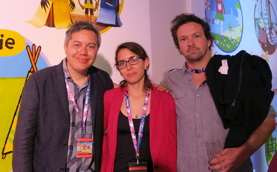 Parte de la delegación chilena en Cannes.