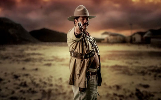 Anoc Leaño en el papel de Pancho VIlla, Discovery