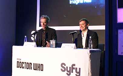 Peter Capaldi y Brian Minchin en Ciudad de México Peter Capaldi y Brian Minchin en Ciudad de México