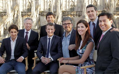 Staff ESPN (Sur) en Milán