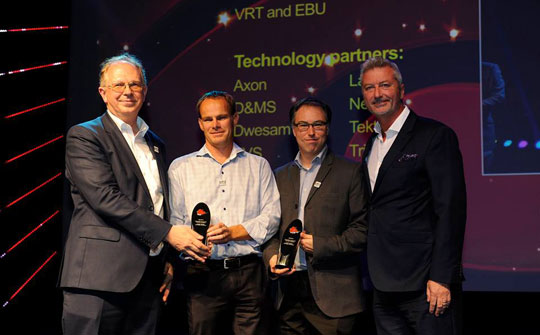 Producción en vivo IP: EBU y el canal belga VRT, reconocidos en Amsterdam