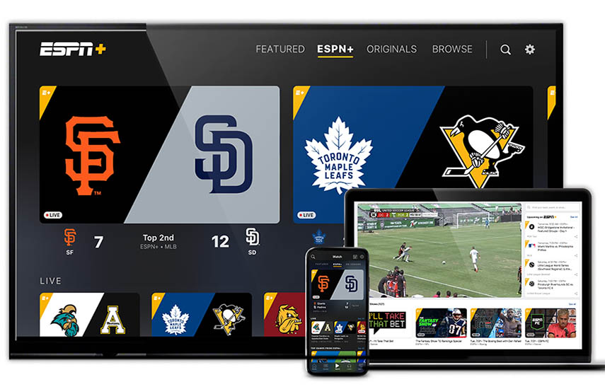 Disney lanzó ESPN+ hace un año como una forma de probar sus servicios de streaming y distribuir contenido deportivo adicional directamente a los fanáticos, por una tarifa mensual o anual.