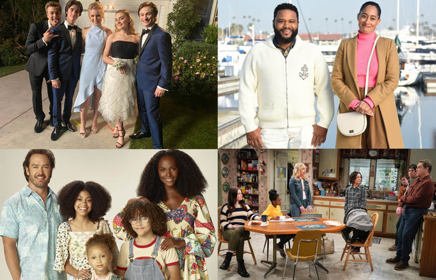 American housewife, Blackish, Mixed-ish y The Conners