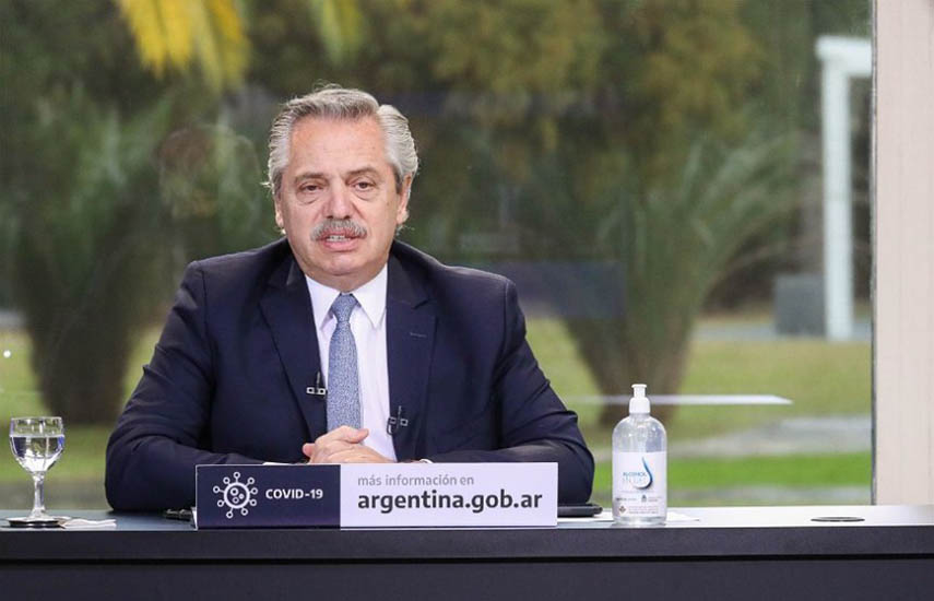Alberto Fernández, presidente de la República Argentina.