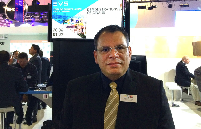 Alfredo Cabrera, VP de Ventas para Latinoamérica de EVS