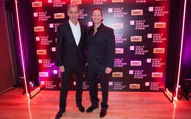 Eduardo Zulueta, director general de AMC Networks International/ Iberia & Latinoamérica,Bruce Tuchman, presidente de AMC Global y Sundance Channel Global, los anfitriones del lanzamiento latinoamericano, en la ciudad de Buenos Aires y en el marco de Jornadas Internacionales de Cable de Argentina. 
