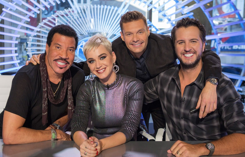 Jurados y presentador de la nueva edición de American Idol por ABC