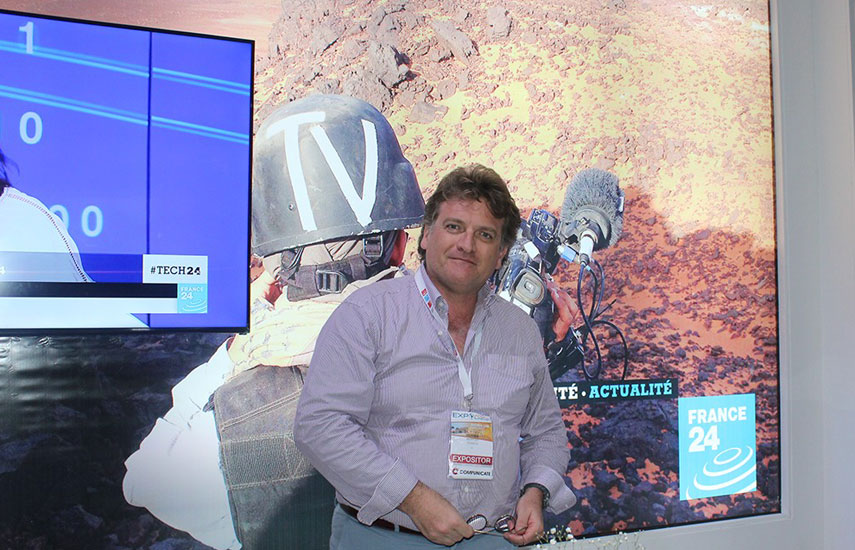 Olivier Mortier, director de la red de radio y televisión de France Médias Monde para América Latina y el Caribe.