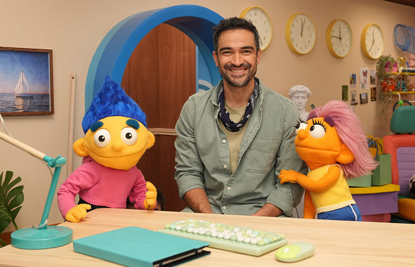 El actor mexicano Alfonso “Poncho” Herrera, junto a Beta y Mario conducen los programas que fomentan el cumplimiento de los Objetivos de Desarrollo Sostenible (ODS)