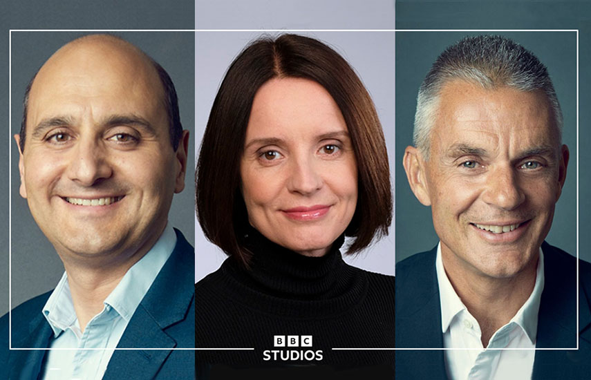 Tom Fusell, Cecilia Persson y Tim Davie