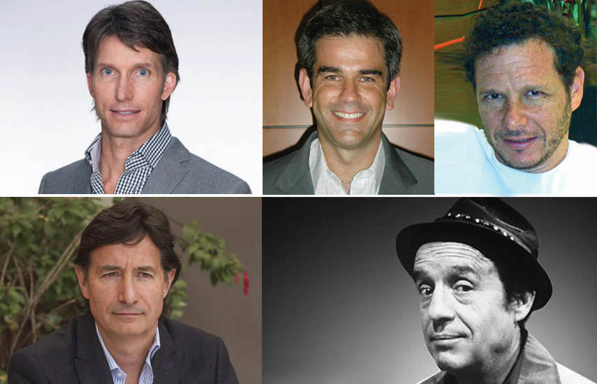 Los tres ejecutivos de THR3, Bruce Boren, Ricardo Costianovsky y Tomás Darcyl (arriba), sellaron el acuerdo con Roberto Gómez Fernández, principal ejecutivo de Grupo Chespirito, hijo del inolvidable Roberto Gómez Bolaños.