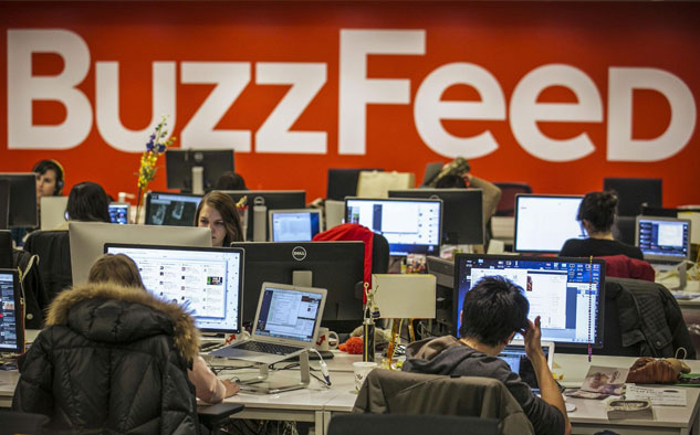 Sala de redacción de BuzzFeed