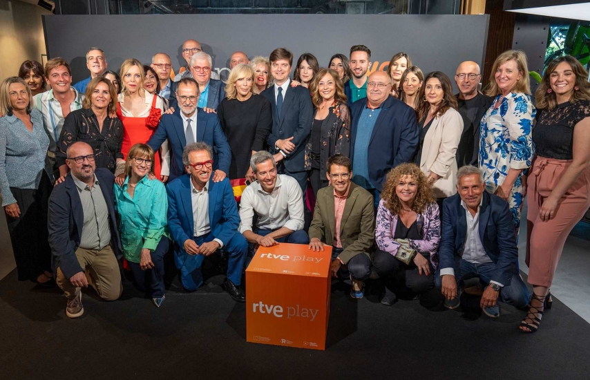 La presentación pública de la Casa RTVE Play reunió a gran parte de los hacedores y protagonistas del streamer español.