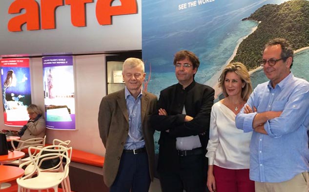 Entrega del documental Brazil,Brazil en co-produción con Alegria, para ARTE France — al Palais des Festivals, Cannes.