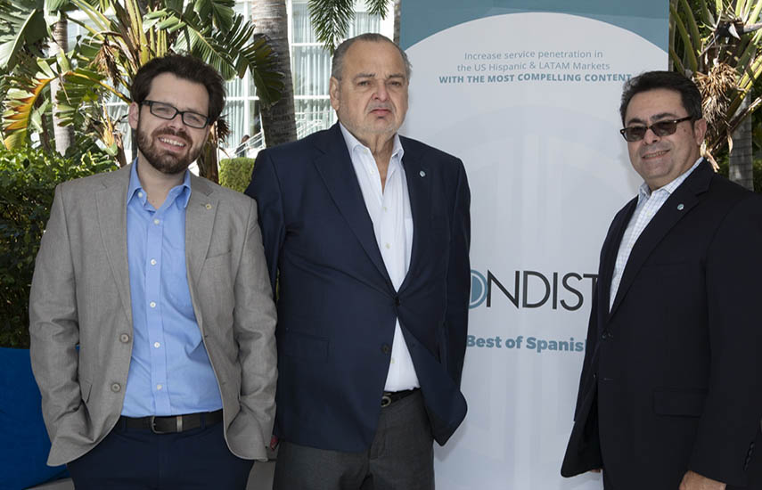 Jorge Alberto Fiterre, socio y director de Operaciones Técnicas; Jorge E. Fiterre, socio y fundador, y Willie Hernández, partner a cargo de Distribución Internacional de Condista.