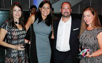 Ana Herrera, Milagros Lazo, Ivan Bargueiras, y Angela Recio Sondon, parte del equipo de Ventas Publicitarias de Discovery Networks Latin America/U.S. Hispanic.