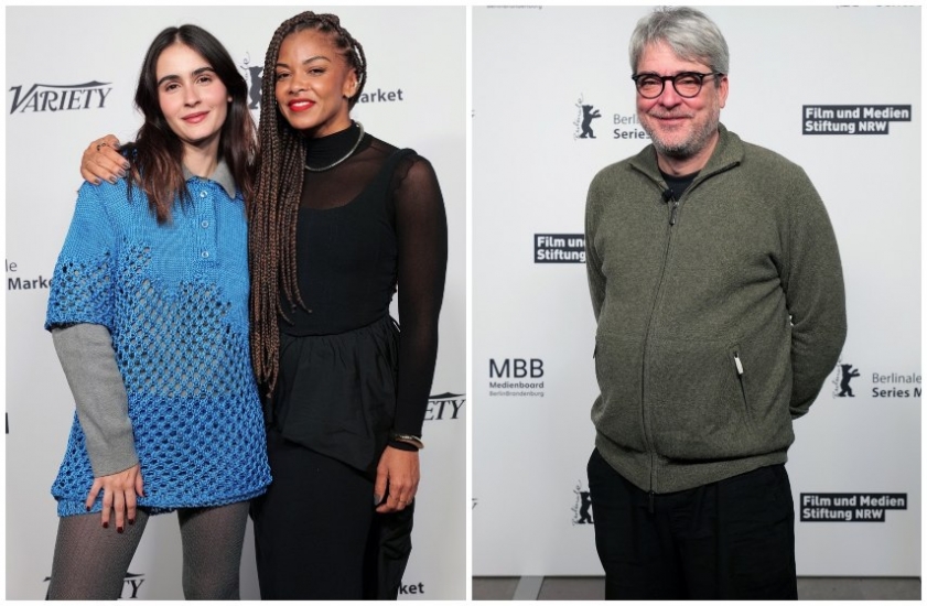 Kathleen Kunath Las actrices protagonistas de la nueva producción, Valentina Herszage y Heloisa Jorge, participaron del lanzamiento en Berlín, junto a Andrucha Waddington, uno de los creadores, directores y productores de la serie.