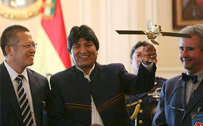 El presidente boliviano Evo Morales, prestará servicio a otros países sudamericanos.