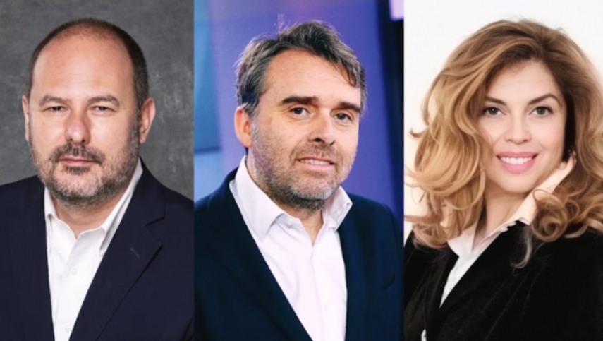 Andrea Scrosati, Gaspard de Chavagnac y Marina Williams