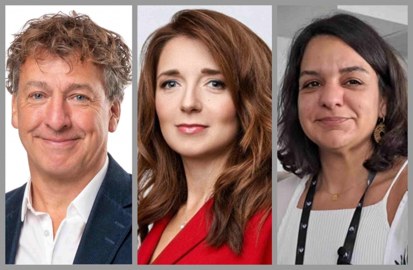 Fredrik af Malmborg, Irina Divnogortseva y Sibel Levendoglu Martin.