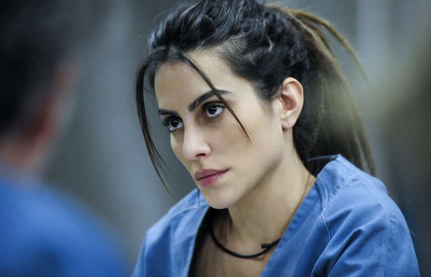 Actriz brasileña Cleo Pires en la producción de Globo Supermax (Foto: Globo/Estevam Avellar)