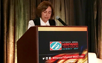 María Jesús Pérez, directora del Área Internacional, en el Sheraton New York Times Square Hotel.