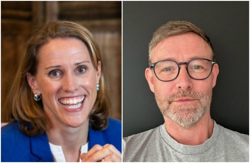 Ruth Berry, presidente de Global Partnerships y Zoo 55 de ITV Studios, y Will Scougal, responsable de Studio 55 