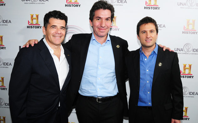 Julián Weich, Andy Freire y Miguel Brailovsky