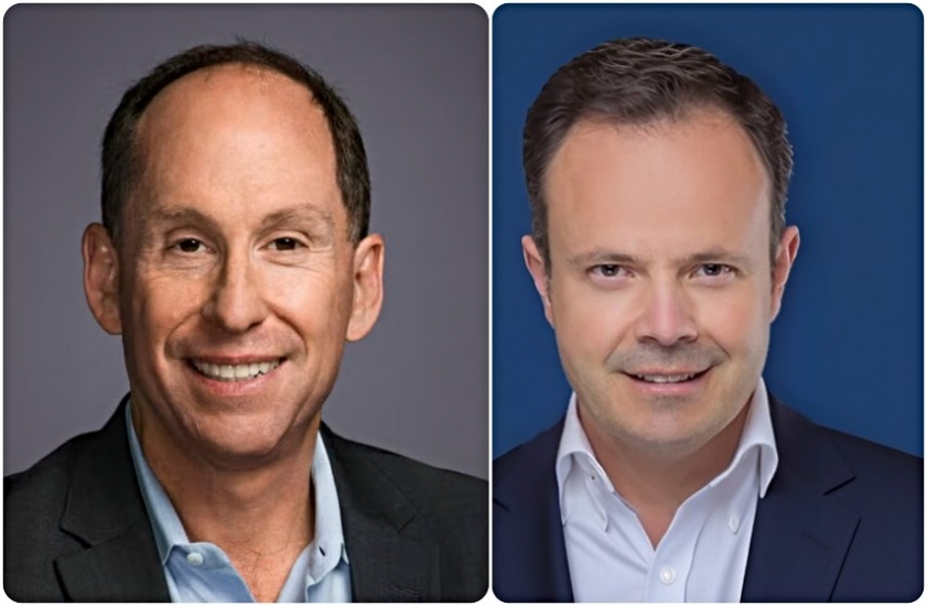 Andy Kaplan, cofundador y chairman de KC Global Media, y Marcel Vinay, CEO de Comarex