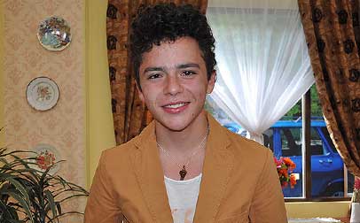 Sebastián Gutiérrez, "Kevin" en la ficción.