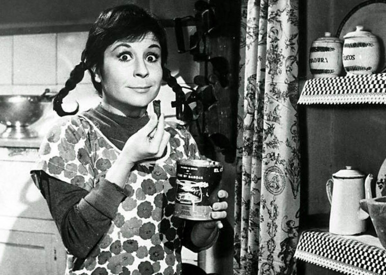 RTVE Lina Morgan en su filme más recordado, 'La tonta del bote', de 1970