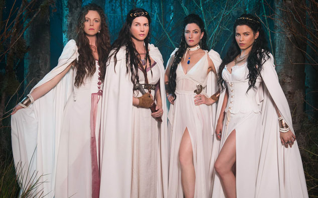 Las Brujas de East End: Rachel Boston, Julia Ormond, Mädchen Amick y Jenna Dewan Tatum.