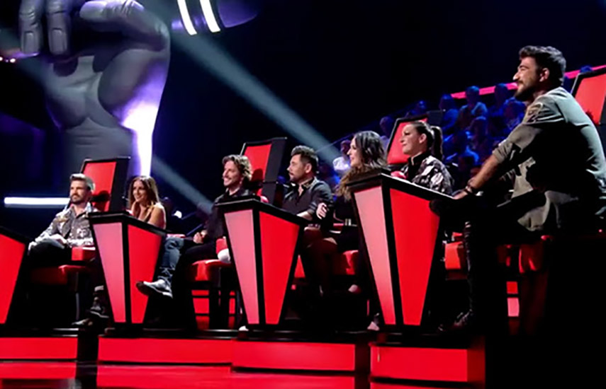 El talent show musical “La Voz“ cuenta con Juanes, Manuel Carrasco, Malú y Pablo López como coaches
