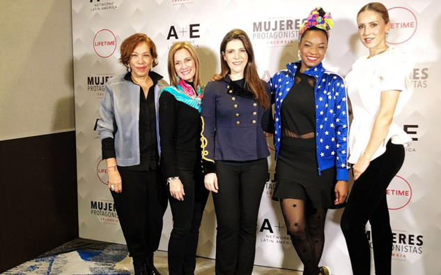 Leonor Espinosa, Kristina Lilley, Maria Carolina Hoyos, Angelica Balanta y Alejandra Azcarate.