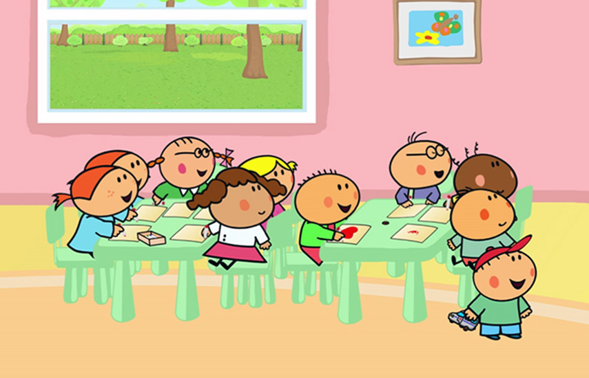 “The Preschoolers” abarca temas como los colores, música, animales y danza, con un ambiente amigable, colorido y cálido en cada capítulo.