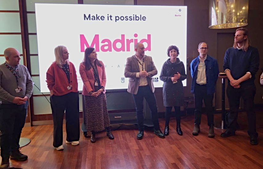 El evento lo realizó el Clúster Audiovisual de Madrid en el espacio Wandelbar del Hotel Marriott, en el marco del European Film Market.